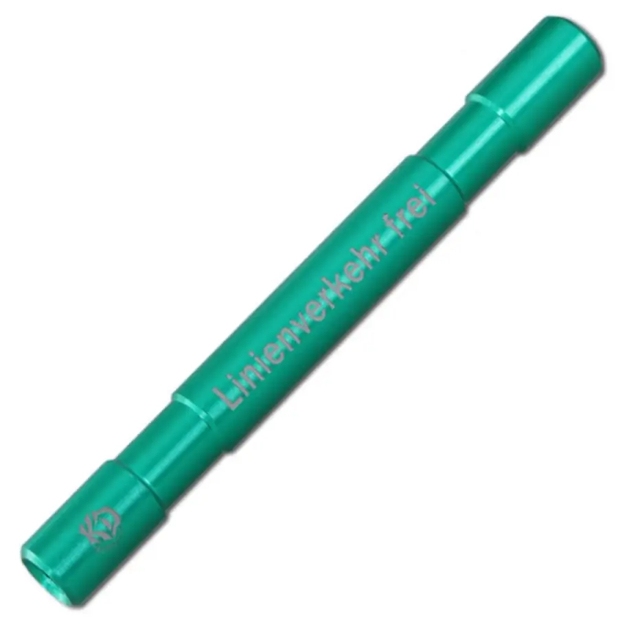 SNORTER LINIENVERKEHR FREI IN ALLUMINIO VERDE L 95mm Ø 8/6mm KD