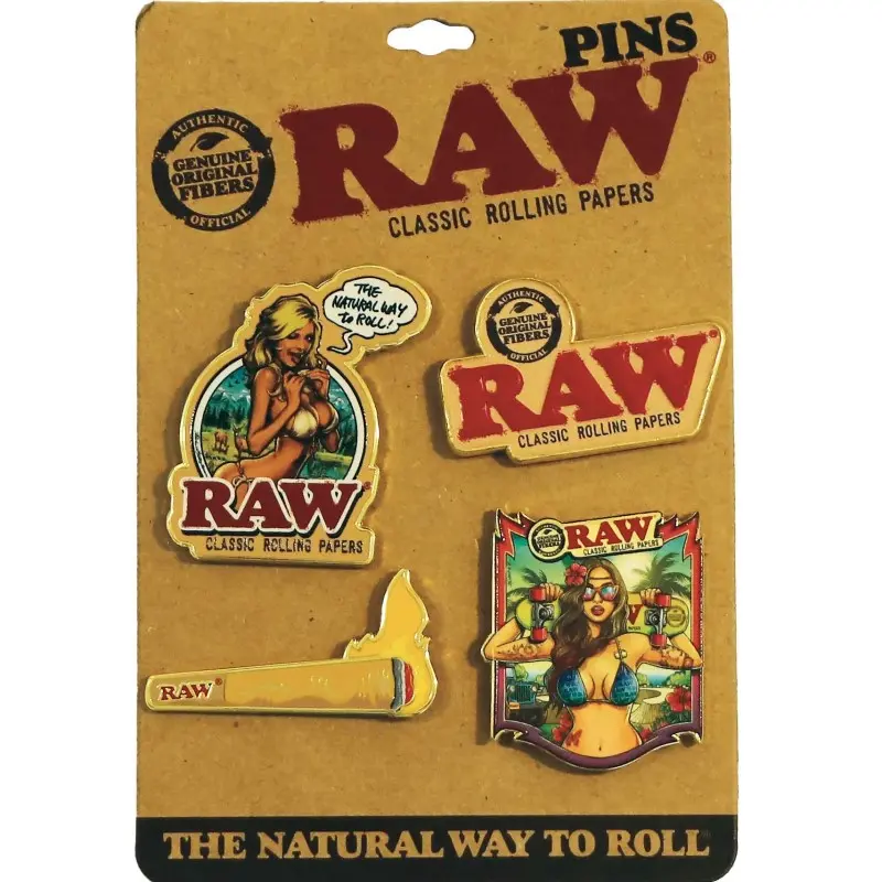 SPILLE RAW PINS 4 DESIGNS 