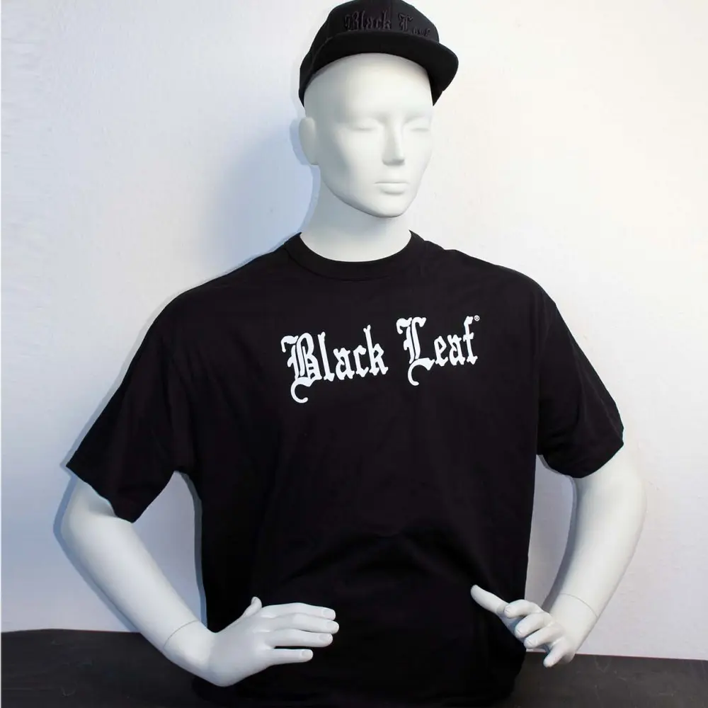 T-SHIRT CON LOGO BLACK LEAF