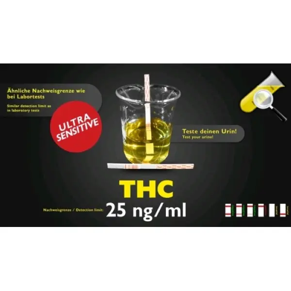 TEST ANTIDROGA THC ULTRA SENSIBILE 25 ng/ml  CLEANU